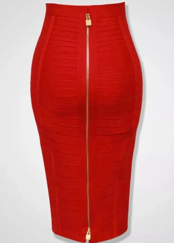 Saia Bandagem Com Zíper