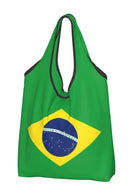 Bolsa De Ombro Com Estampa Do Brasil 64x38cm