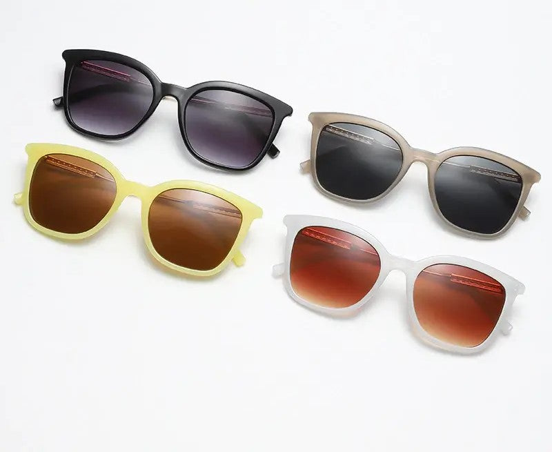 Óculos Quadrado Acetato Metal Colors