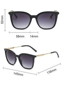 Óculos Quadrado Acetato Metal Colors