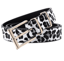 Cinto Couro Eco Animal Print