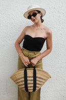 Blusa em Tricô Tomara Que Caia Preto