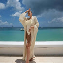 Maiô Alça Fina Flores 3D Branco