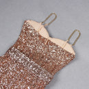 Macacão Bordado De Paetês Dourado