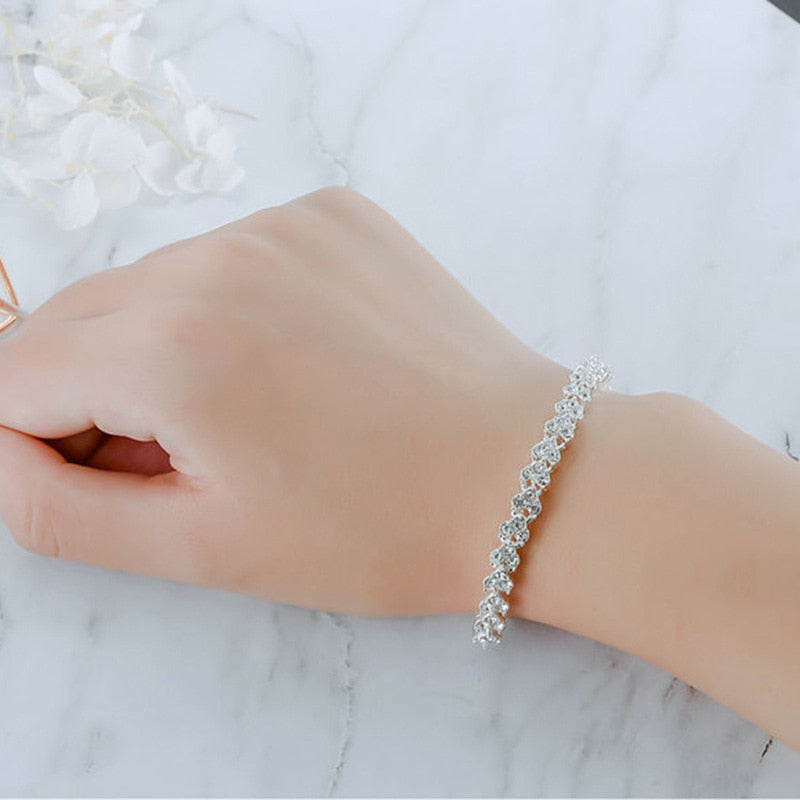 Pulseira Romana Cristal Strass