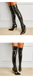 Bota Cano Alto Couro Colors