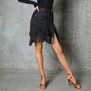 Saia Com Franjas Paetê