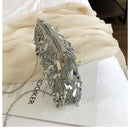 Bolsa Alça Dupla Com Lantejoulas Monocromática