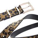 Cinto Couro Eco Animal Print