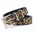 Cinto Couro Eco Animal Print