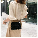 Bolsa Alça Dupla Com Lantejoulas Monocromática