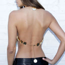 Cropped De Lantejoulas Fashion