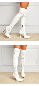 Bota Cano Alto Couro Colors