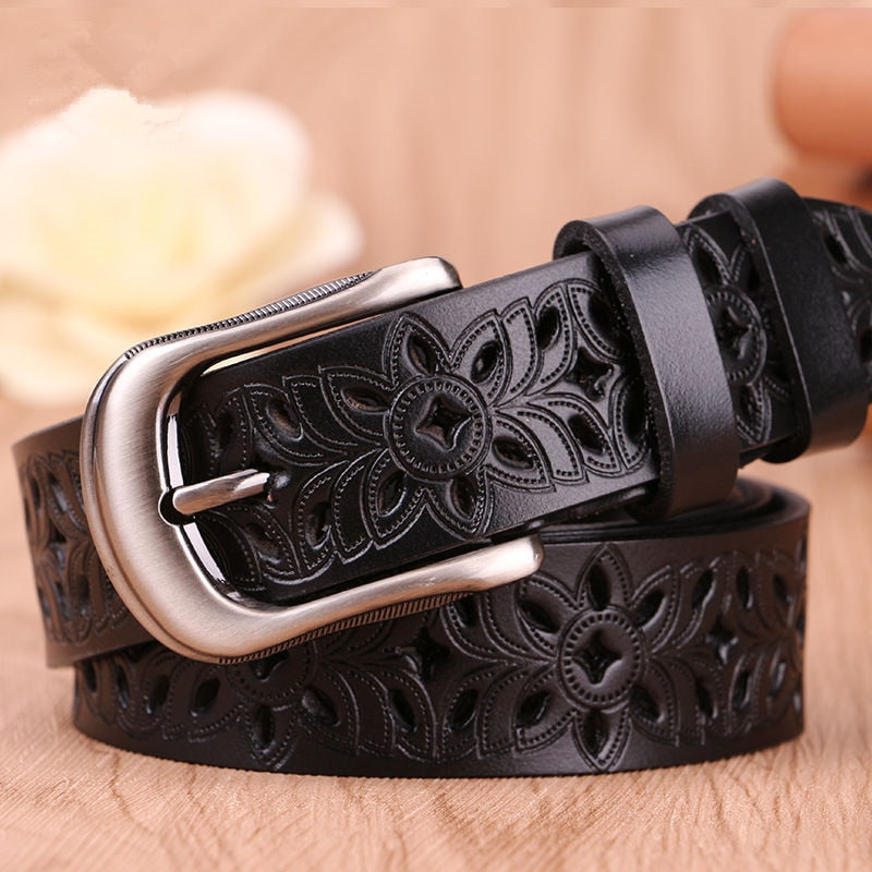 Cinto De Couro Genuíno Estilo Boho