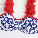 Conjunto Biquíni + Pareô Estampa Grega