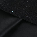 Vestido Curto Em Lurex Brilhoso Com Fenda