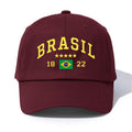 Boné Feminino Ajustável Com Logo Do Brasil Em Várias Cores