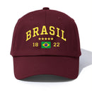 Boné Feminino Ajustável Com Logo Do Brasil Em Várias Cores