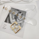 Cinto Transparente Fivela Dourada