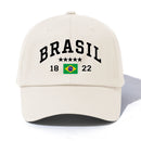 Boné Feminino Ajustável Com Logo Do Brasil Em Várias Cores