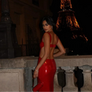 Vestido Longo De Paetês Com Alça Média Branco