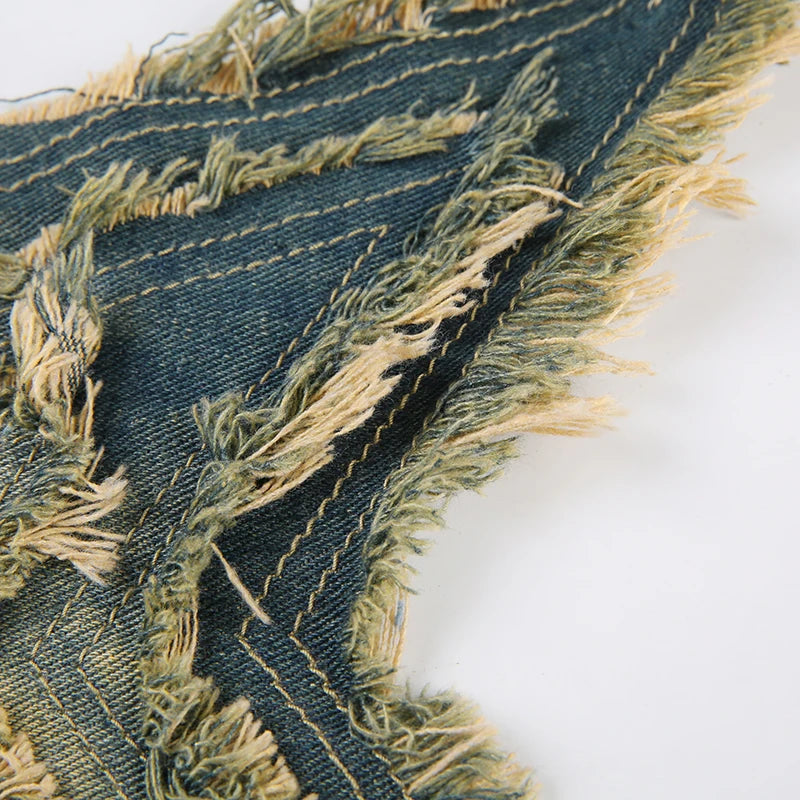 Top Cropped Jeans Vintage