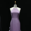 Vestido Longo Estilo Sereia Com Cauda E Babados Deslumbrante