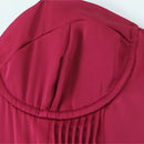 Vestido Midi Tomara Que Caia Rodado Vinho