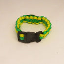 Pulseira Artesanal Unissex Personalizada Com O Tema Do Brasil