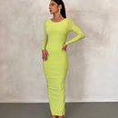 Vestido Longo Cauda Drapeada Preto