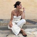 Blusa em Tricô Tomara Que Caia Preto