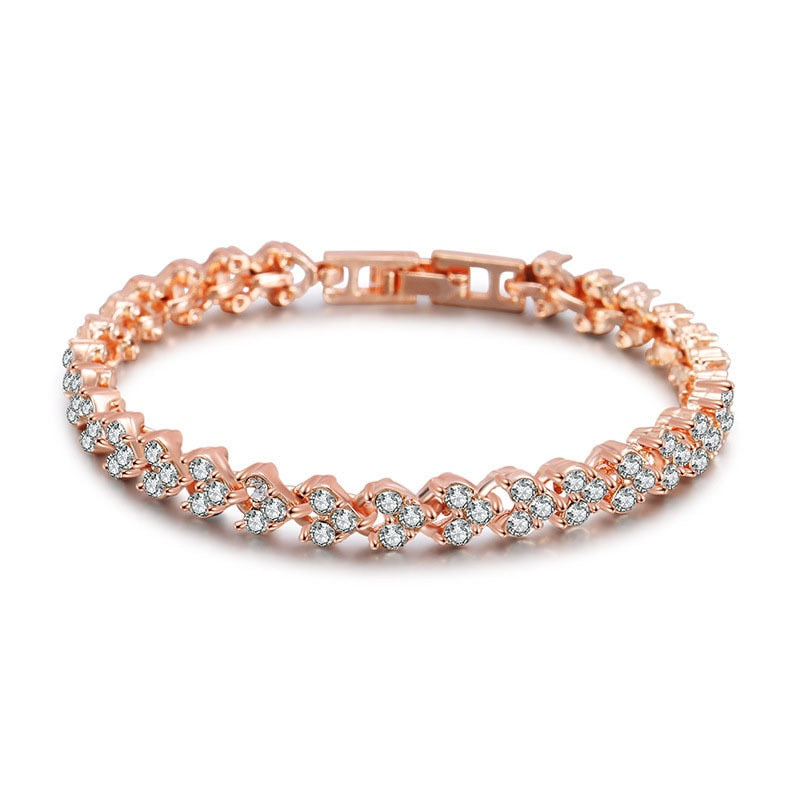 Pulseira Romana Cristal Strass