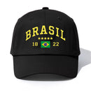 Boné Feminino Ajustável Com Logo Do Brasil Em Várias Cores