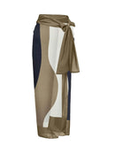 Conjunto 2 Peças Maiô e Saia Estampa Elegance