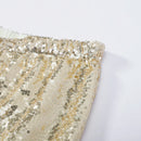 Conjunto 2 Peças Todo em Paetês Top e Calça Dourado