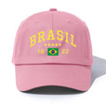 Boné Feminino Ajustável Com Logo Do Brasil Em Várias Cores