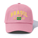 Boné Feminino Ajustável Com Logo Do Brasil Em Várias Cores