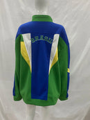 Moletom Feminino Bordado Com Estampa Do Brasil