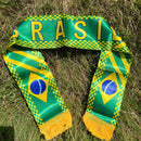 Lenço Com Bandeira Do Brasil 14x130cm MB