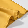 Vestido Longo Em Cetim Com Amarração No Pescoço Amarelo