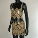 Conjunto Geométrico Strass Cristal