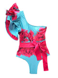Conjunto Maiô + Pareô Estampa Floral