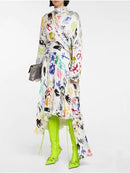 Bota Cano Alto Salto Fino Neon