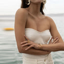 Blusa em Tricô Tomara Que Caia Preto