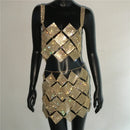 Conjunto Geométrico Strass Cristal