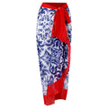 Conjunto Biquíni + Pareô Estampa Grega