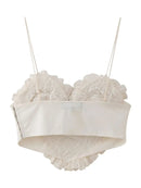 Cropped Coração Rosa