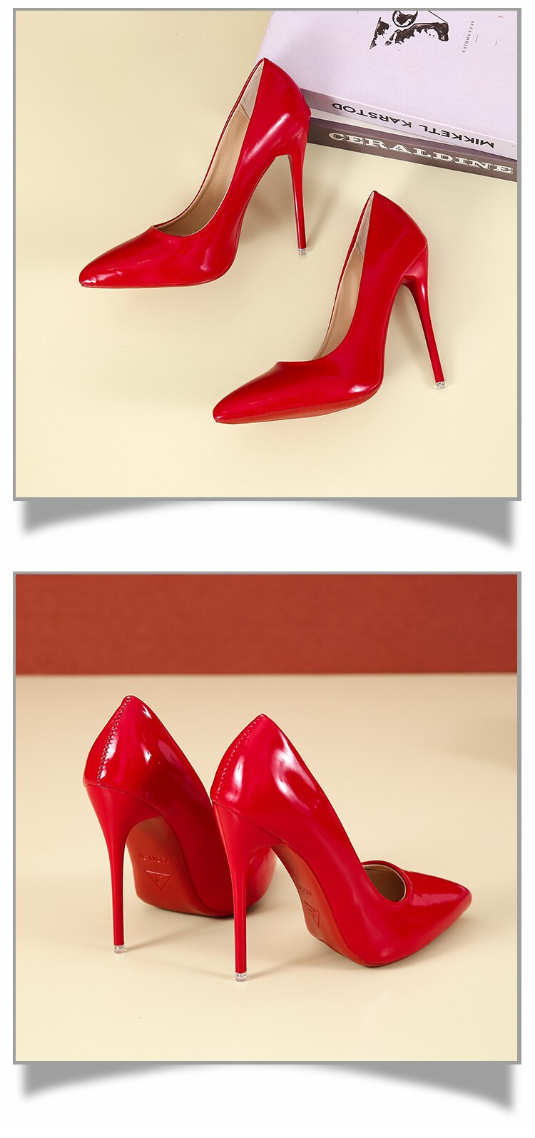 Scarpin Salto Agulha Envernizado