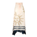 Conjunto 2 Peças Biquíni e Saia Estampa Solar Azul Marinho