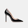 Scarpin Salto Agulha Com Tachas